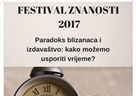 Predavanje "Paradoks blizanaca i izdavaštvo: kako možemo usporiti vrijeme?" doc. dr. sc. Jadranke Stojanovski i mag. bibl. Nikoline Peša Pavlović