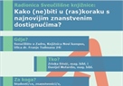 Radionica Sveučilišne knjižnice "Kako (ne)biti u (ras)koraku s najnovijim znanstvenim dostignućima?"