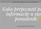 Kako prepoznati prave informacije u moru ponuđenih?