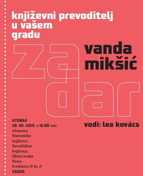 Književni prevoditelj u vašem gradu - Zadar